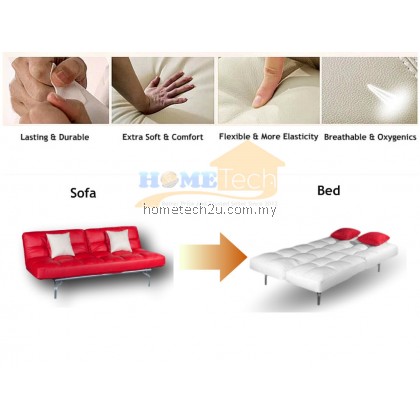 CLO Mini Alpha 3 Seaters PU Sofa Bed With Recline Function CLO Mini Alpha 3 Seaters PU Sofa Bed With Recline Function