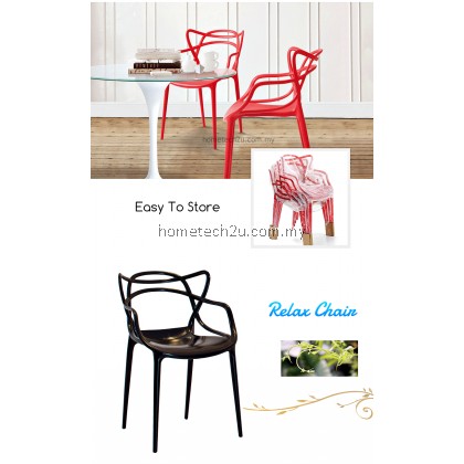 Creative PP Restaurant Cafe Dining Chair Creative PP Restaurant Cafe Dining Chair