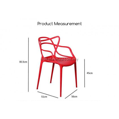 Creative PP Restaurant Cafe Dining Chair Creative PP Restaurant Cafe Dining Chair