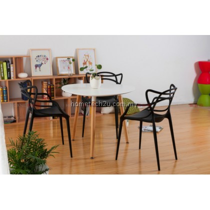 Creative PP Restaurant Cafe Dining Chair Creative PP Restaurant Cafe Dining Chair