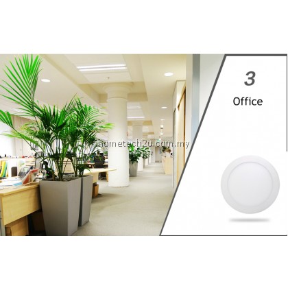 Round 4" 12W LED Panel Downlight Ceiling Light (Daylight) Round 4" 12W LED Panel Downlight Ceiling Light (Daylight)