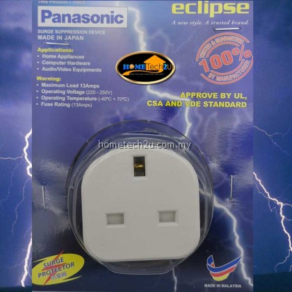 Panasonic Lightning Surge Protector Adaptor Plug Socket For TV Computer Home Appliances Panasonic Lightning Surge Protector Adaptor Plug Socket For TV Computer Home Appliances