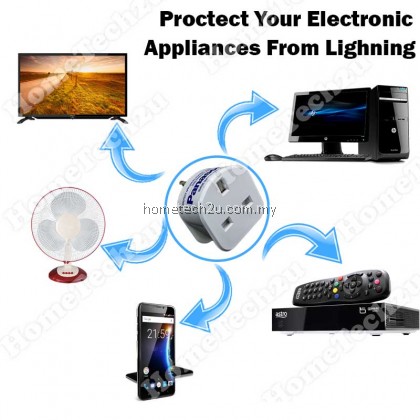 Panasonic Lightning Surge Protector Adaptor Plug Socket For TV Computer Home Appliances Panasonic Lightning Surge Protector Adaptor Plug Socket For TV Computer Home Appliances