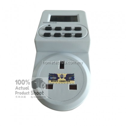 Sum Electronic Programmable Digital Timer Socket Plug with LCD Display (SIRIM APPROVED) Sum Electronic Programmable Digital Timer Socket Plug with LCD Display (SIRIM APPROVED)