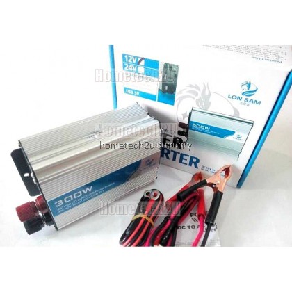 Lon Sam Car Power Inverter 300 Watt DC 12V to AC 220V +USB 5V Lon Sam Car Power Inverter 300 Watt DC 12V to AC 220V +USB 5V