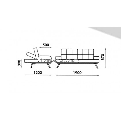 Sohia Superior Sofa Bed With Armrest Sohia Superior Sofa Bed With Armrest
