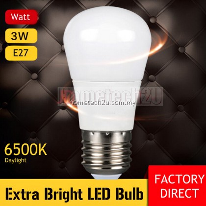 WHOLESALE - Grade A+ 3W E27 Screw LED Light Bulb (Daylight) WHOLESALE - Grade A+ 3W E27 Screw LED Light Bulb (Daylight)