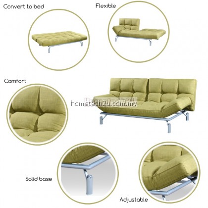 Clo Fashion Fabric Sofa Bed Convertible - Limeade Green Clo Fashion Fabric Sofa Bed Convertible - Limeade Green