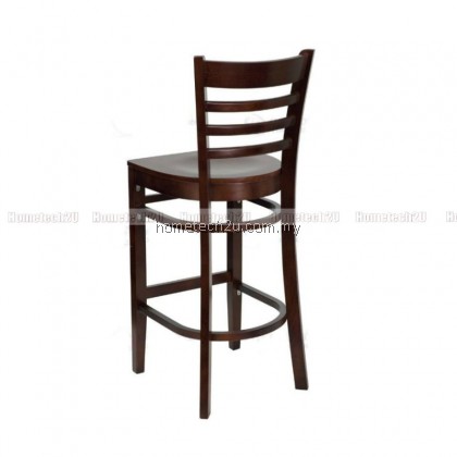 Hometech2u 29" Ladder Back Wooden Restaurant Bar Stool Hometech2u 29" Ladder Back Wooden Restaurant Bar Stool