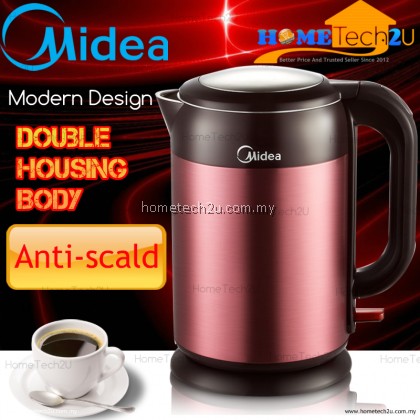 MIDEA JUG KETTLE ANTI SCALD PROTECTION ELEGANT SERIES 1.7L (ELEGANT MAROON) MIDEA JUG KETTLE ANTI SCALD PROTECTION ELEGANT SERIES 1.7L (ELEGANT MAROON)