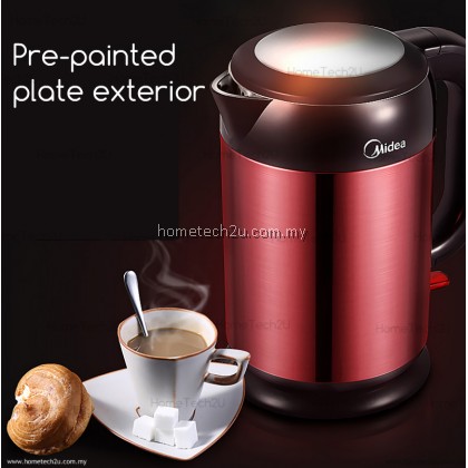 MIDEA JUG KETTLE ANTI SCALD PROTECTION ELEGANT SERIES 1.7L (ELEGANT MAROON) MIDEA JUG KETTLE ANTI SCALD PROTECTION ELEGANT SERIES 1.7L (ELEGANT MAROON)