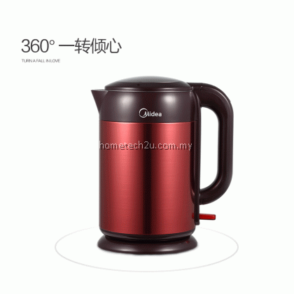 MIDEA JUG KETTLE ANTI SCALD PROTECTION ELEGANT SERIES 1.7L (ELEGANT MAROON) MIDEA JUG KETTLE ANTI SCALD PROTECTION ELEGANT SERIES 1.7L (ELEGANT MAROON)