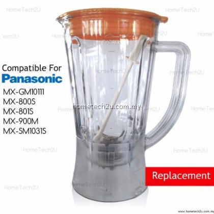 OEM Blender Jug Compatible For Panasonic Model MX-SM1031 MX-GM10111 MX-800S MX-801S OEM Blender Jug Compatible For Panasonic Model MX-SM1031 MX-GM10111 MX-800S MX-801S