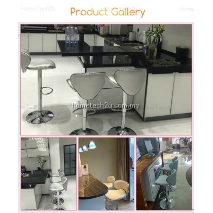 Hometech2u Curvee Modern Adjustable Counter Bar Stool 