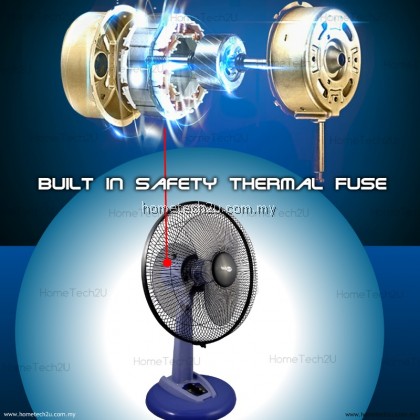 Mastar 16" Inch Table Fan MAS-464TF (Blue) Mastar 16" Inch Table Fan MAS-464TF (Blue)