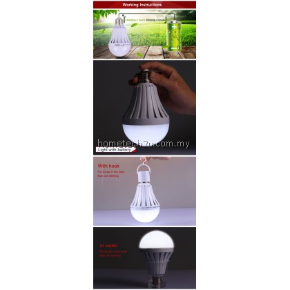 Portable Rechargeable LED Bulb Emergency Camping Light (With On/Off Hook) Portable Rechargeable LED Bulb Emergency Camping Light (With On/Off Hook)