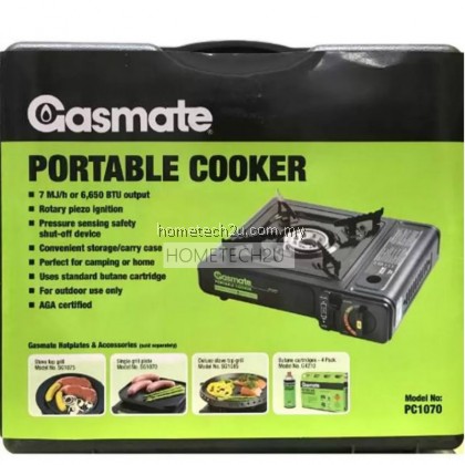 GASMATE PORTABLE BUTANE GAS COOKER GASMATE PORTABLE BUTANE GAS COOKER