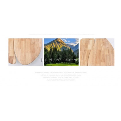Modern 2 In 1 Bean Connected Coffee Table (Natural)