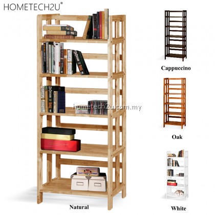 5 Tiers Wooden Bookshelves Bookcase