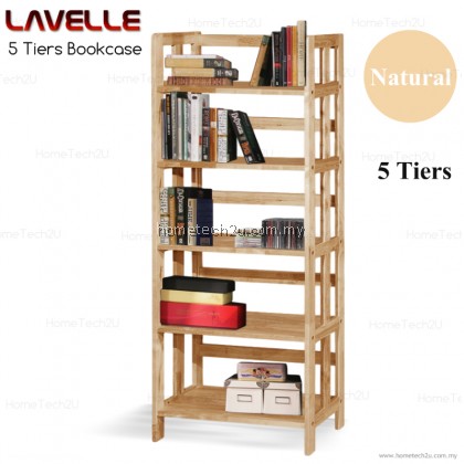 5 Tiers Wooden Bookshelves Bookcase