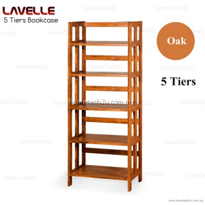 5 Tiers Wooden Bookshelves Bookcase