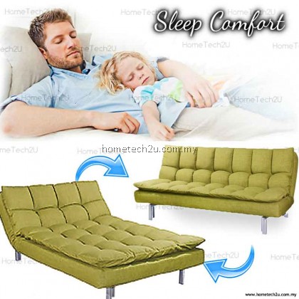 Santillo Queen Size Fabric Sofa Bed (Limeade) Santillo Queen Size Fabric Sofa Bed (Limeade)