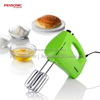 Pensonic Hand Mixer Pemutar telur tepung kek PM-116(G) Green Pensonic Hand Mixer Pemutar telur tepung kek PM-116(G) Green