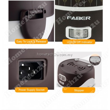 FABER Portable Mini Electric Steamer Lunch Box Portable Food Steamer FABER Portable Mini Electric Steamer Lunch Box Portable Food Steamer