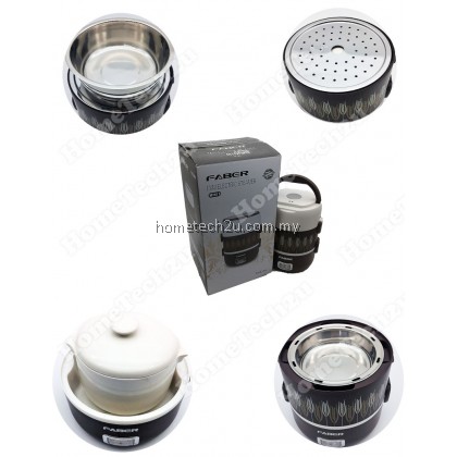 FABER Portable Mini Electric Steamer Lunch Box Portable Food Steamer FABER Portable Mini Electric Steamer Lunch Box Portable Food Steamer