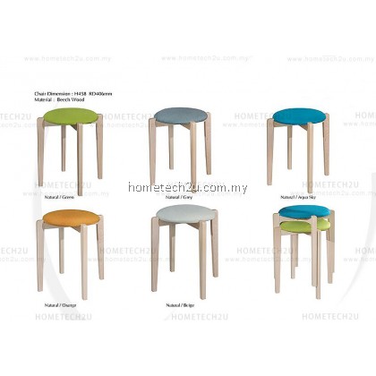 Moska Modern Vanity Dining Round Stool Moska Modern Vanity Dining Round Stool