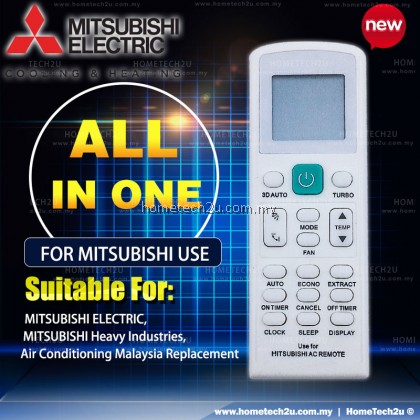 MITSUBISHI Universal Air Conditioner Remote Control MITSUBISHI Universal Air Conditioner Remote Control
