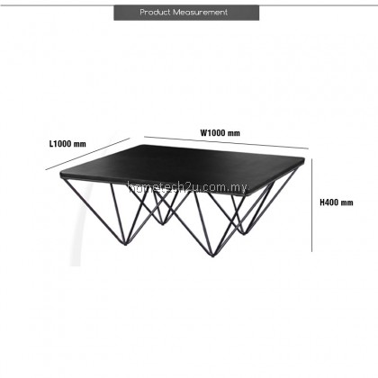 LAVelle Designer Full Solid Square Coffee Table LAVelle Designer Full Solid Square Coffee Table