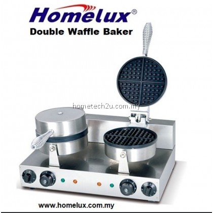 Homelux Commercial Waffle Maker Machine Double Burner HBWB-2 Homelux Commercial Waffle Maker Machine Double Burner HBWB-2
