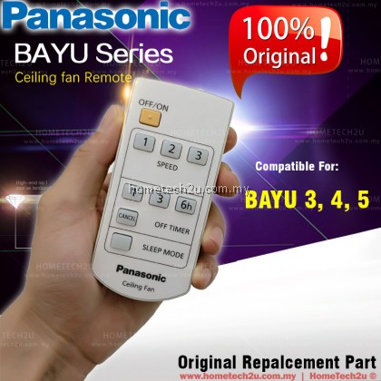 Original Panasonic Bayu 3 4 5 Ceiling Fan Remote Control 
