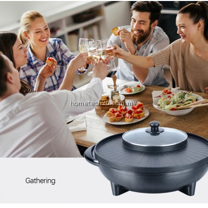 OSAKA BBQ Style Grill and Steamboat 2 IN 1 - ROUND OSAKA BBQ Style Grill and Steamboat 2 IN 1 - ROUND