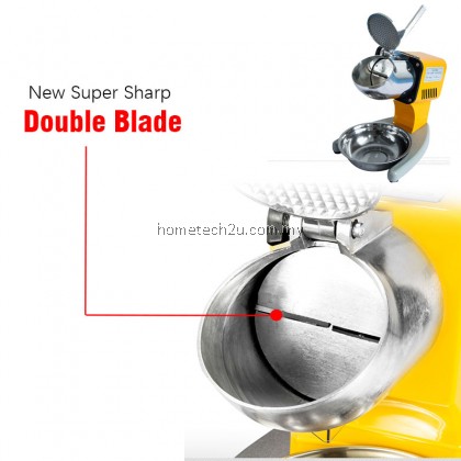 THE BAKER Commercial Ice Crusher Shaver Double Blade for Ais Kepal, Ais Kacang, ABC Machine