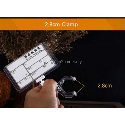10pcs Pop Sign Card Display Clip Price Tags Holder 