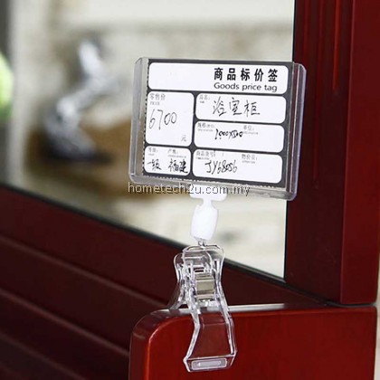 10pcs Pop Sign Card Display Clip Price Tags Holder 
