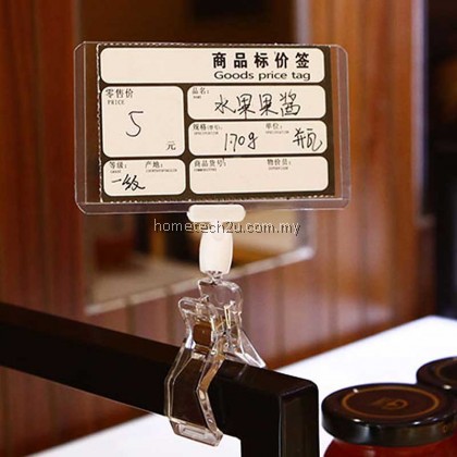 10pcs Pop Sign Card Display Clip Price Tags Holder 