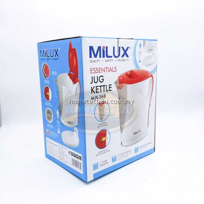 MILUX ESSENTIALS ELECTRIC JUG KETTLE (1.7L)-MJK-368 (Red) MILUX ESSENTIALS ELECTRIC JUG KETTLE (1.7L)-MJK-368 (Red)
