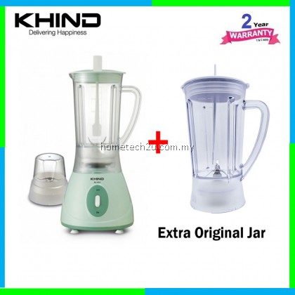 Khind Blender BL 1012 with Extra Original Jug (2 Big Jug + 1 Dry Mill) Khind Blender BL 1012 with Extra Original Jug (2 Big Jug + 1 Dry Mill)