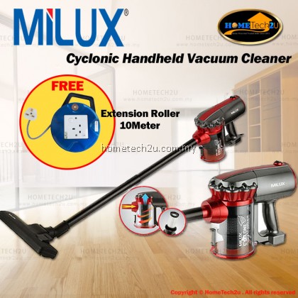 Milux Cyclonic Handheld Vacuum Cleaner MVC-821 (Free Extension Roller) Milux Cyclonic Handheld Vacuum Cleaner MVC-821 (Free Extension Roller)
