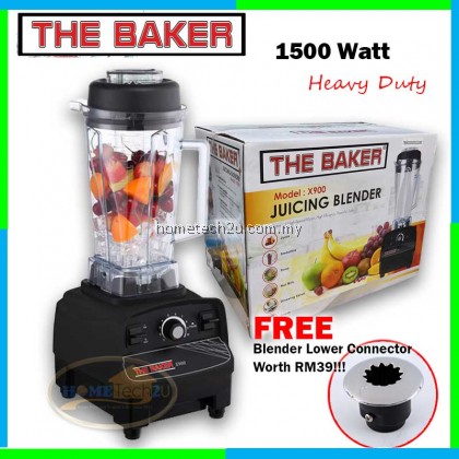 THE BAKER Commercial Heavy Duty Juicing Blender X900 (Free Extra Lower Connector) THE BAKER Commercial Heavy Duty Juicing Blender X900 (Free Extra Lower Connector)