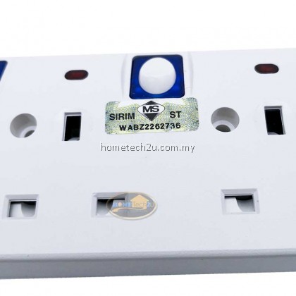 MNE 3 Gangs 4 Gangs Extension Trailing Socket Outlets Plug Adapter Cord 4.5M (Sirim Approved) MNE 3 Gangs 4 Gangs Extension Trailing Socket Outlets Plug Adapter Cord 4.5M (Sirim Approved)