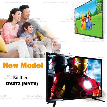 iSONIC LED TV 40" DVBT2 Full HD [With USB Movie Play]+[MYTV inside]