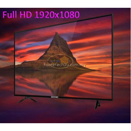 iSONIC LED TV 40" DVBT2 Full HD [With USB Movie Play]+[MYTV inside]
