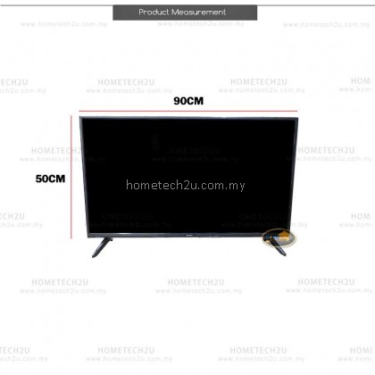 iSONIC LED TV 40" DVBT2 Full HD [With USB Movie Play]+[MYTV inside]