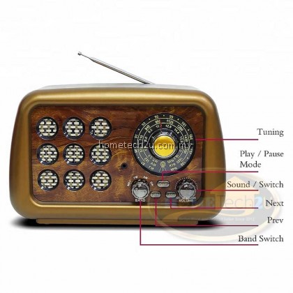 KEMAI Vintage Retro Radio 3 band wireless mp3 player MD-1901BT KEMAI Vintage Retro Radio 3 band wireless mp3 player MD-1901BT