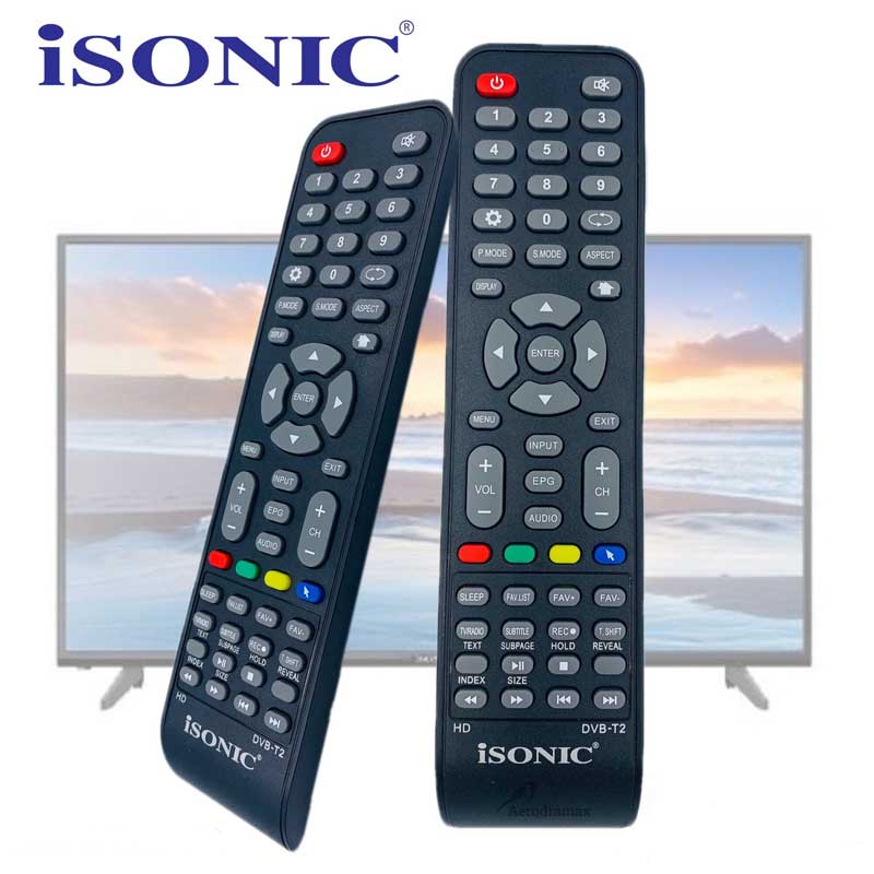 Ino Inn Tv Remote Control iSONIC LED Remote control DVB-T2 suitable for all iSONIC LED TV